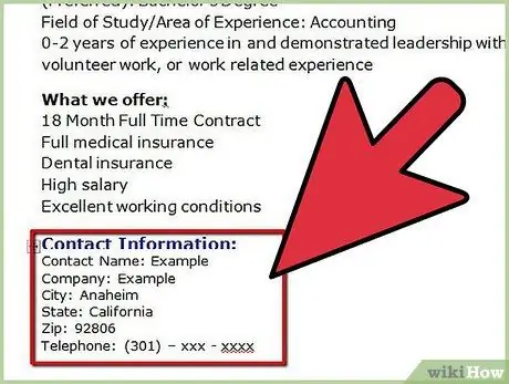 Создайте объявление о поиске помощи, шаг 5