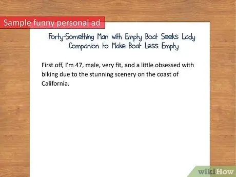 Напишите личное объявление Шаг 2