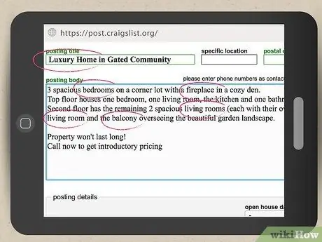 Напишите объявление о недвижимости. Шаг 14