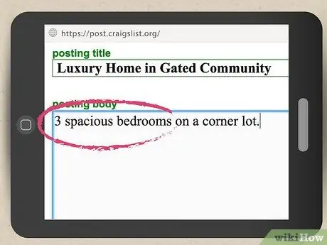 Напишите объявление о недвижимости. Шаг 7