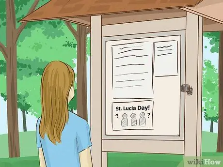 Отметьте День Сент-Люсии, шаг 1