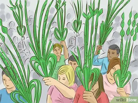 Отметьте Вербное воскресенье, шаг 2