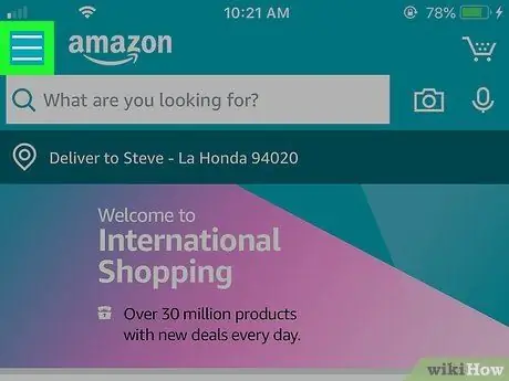 Отмена бесплатной пробной версии Amazon Prime Шаг 2