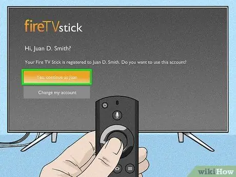 Зарегистрируйте телевизор с помощью Amazon Prime Step 2