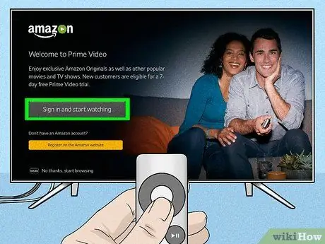 Зарегистрируйте телевизор с помощью Amazon Prime Step 6