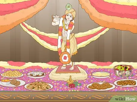 Отмечайте Шаг 7 Джанмаштами