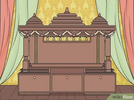 Украшаем мандир на Джанмаштами дома Шаг 03