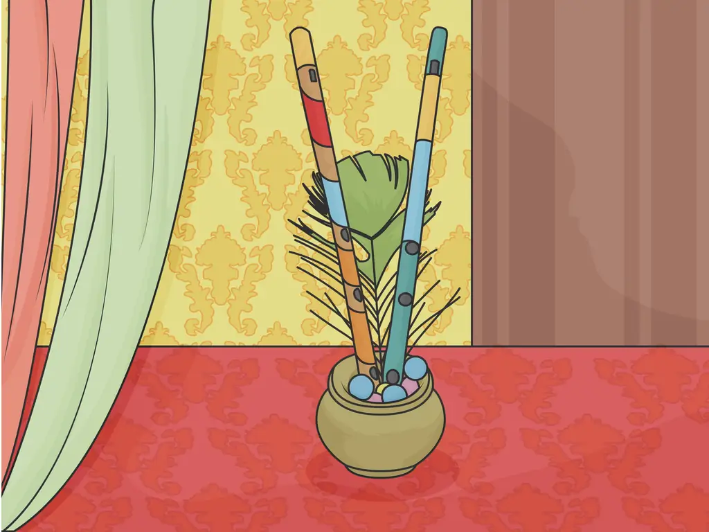 Простые способы украсить мандир на Джанмаштами дома: 10 шагов