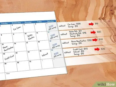 Организуйте свои счета Шаг 5