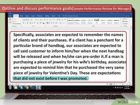 Напишите свой собственный обзор эффективности, шаг 7