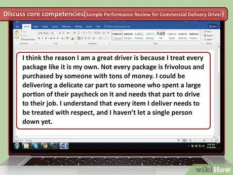 Напишите свой собственный обзор эффективности Шаг 8