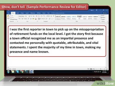 Напишите свой собственный обзор эффективности Шаг 16