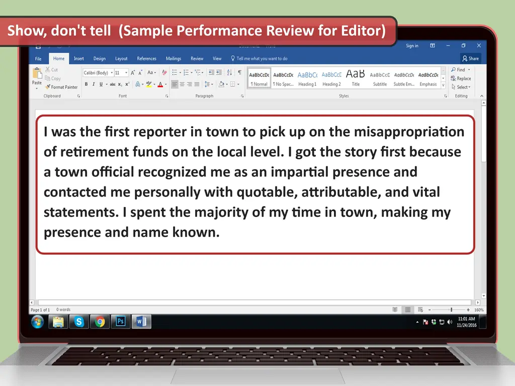 Как написать свой собственный обзор производительности (с изображениями)