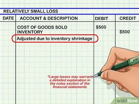Учет украденного инвентаря Шаг 7