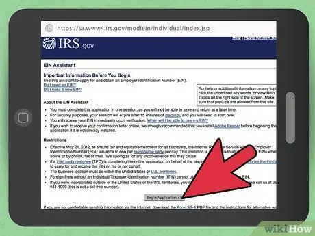 Получите идентификационный номер работодателя Шаг 2