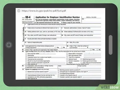Получите идентификационный номер работодателя Шаг 3