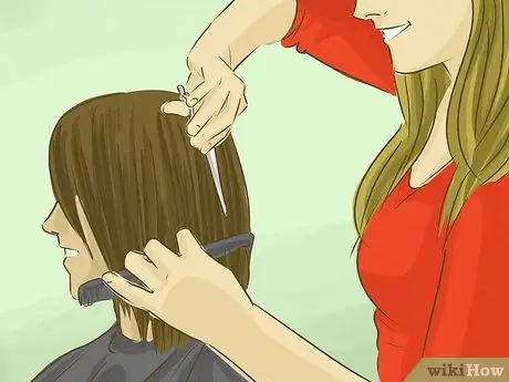 Прическа до плеч, шаг 4