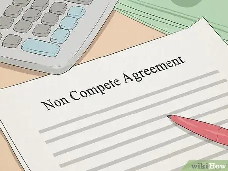 Выйти из соглашения о неконкурентоспособности Шаг 1