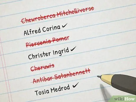 Найдите уникальные имена для своих персонажей Шаг 15