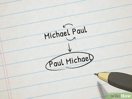 Найдите уникальные имена для своих персонажей Шаг 1