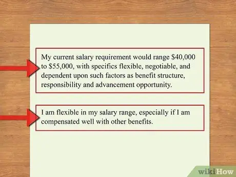 Включите историю зарплат в шаге 6 резюме