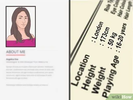 Создайте портфолио для актерского мастерства Шаг 1