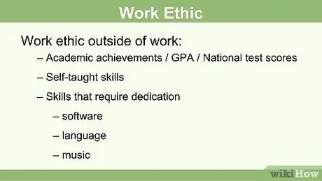 Создайте резюме для подростка Шаг 11