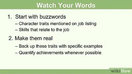 Создать резюме для подростка Шаг 8