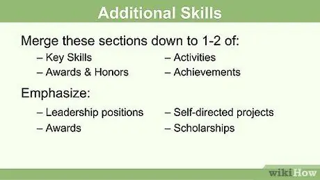 Создайте резюме для подростка Шаг 9