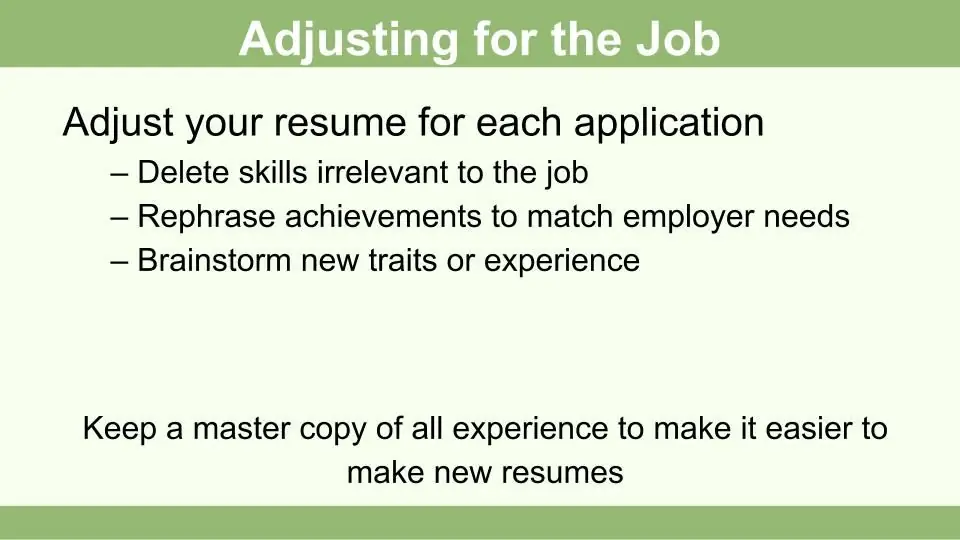 Как создать резюме для подростка: 13 шагов (с картинками)