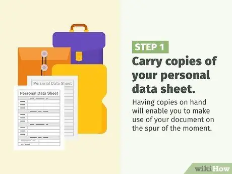 Составьте лист личных данных Шаг 12