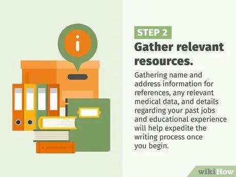 Составьте лист личных данных Шаг 2