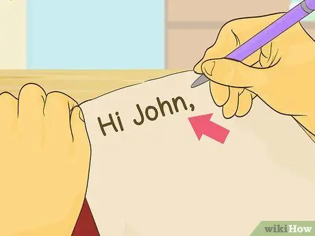 Напишите другу по переписке в первый раз Шаг 1