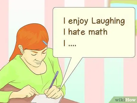 Напишите другу по переписке в первый раз Шаг 3