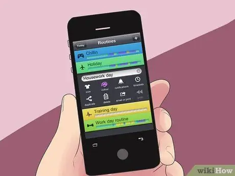 Установите распорядок дня, шаг 16