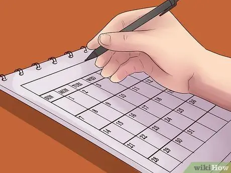 Установите распорядок дня, шаг 4