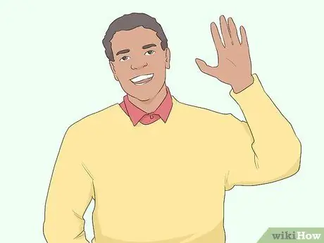 Приветствуйте кого-нибудь, шаг 1