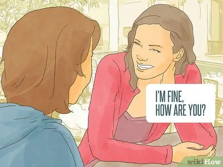 Отвечайте, когда кто-то спрашивает, как вы поживаете Шаг 10