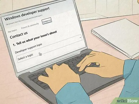 Обратитесь в Microsoft. Шаг 10