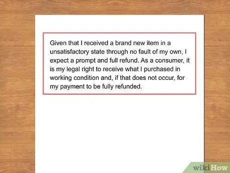 Напишите письмо с просьбой вернуть деньги Шаг 10