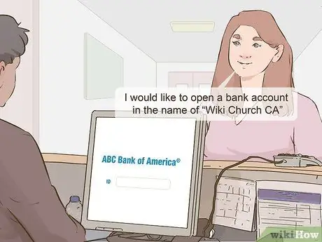 Зарегистрируйте церковь Шаг 3