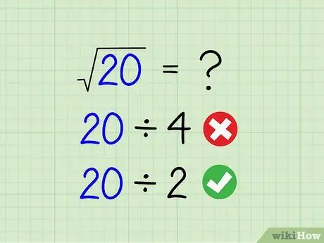 Упростите квадратный корень, шаг 2