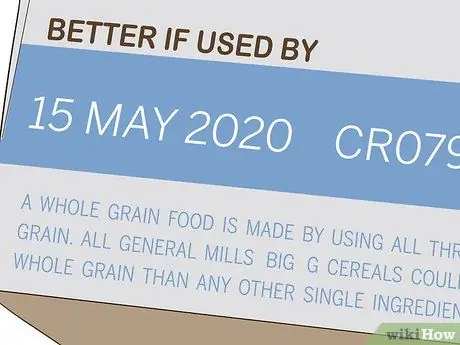 Прочтите дату истечения срока действия, шаг 2