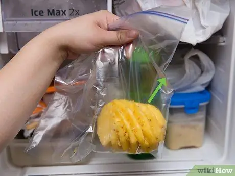 Купить и хранить свежий ананас Шаг 10