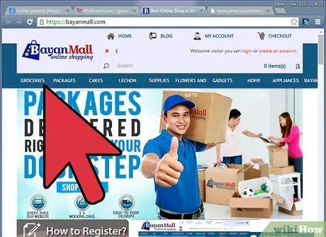 Делайте покупки в магазине в Интернете Шаг 4