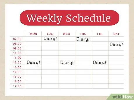 Делайте дневник каждый день в течение года и делайте его интересным Шаг 2