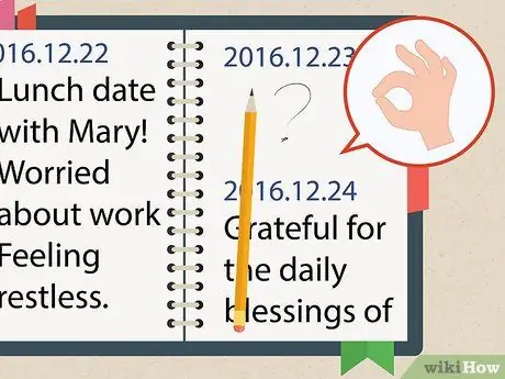 Делайте дневник каждый день в течение года и делайте его интересным Шаг 6