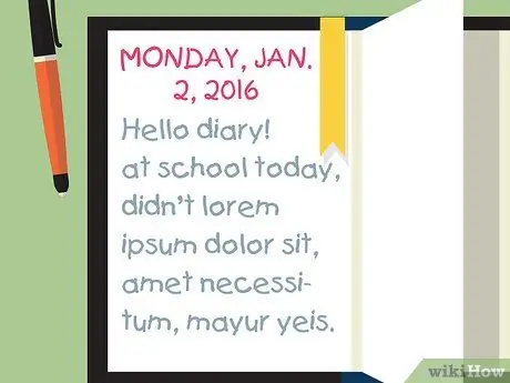 Ведите дневник и придерживайтесь его Шаг 3