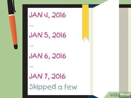 Ведите дневник и придерживайтесь его Шаг 6