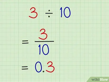 Преобразование дробей в десятичные, шаг 3